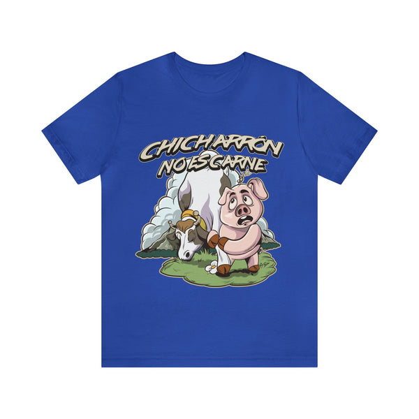 Chicharron no es carne Camiseta de manga para hombre