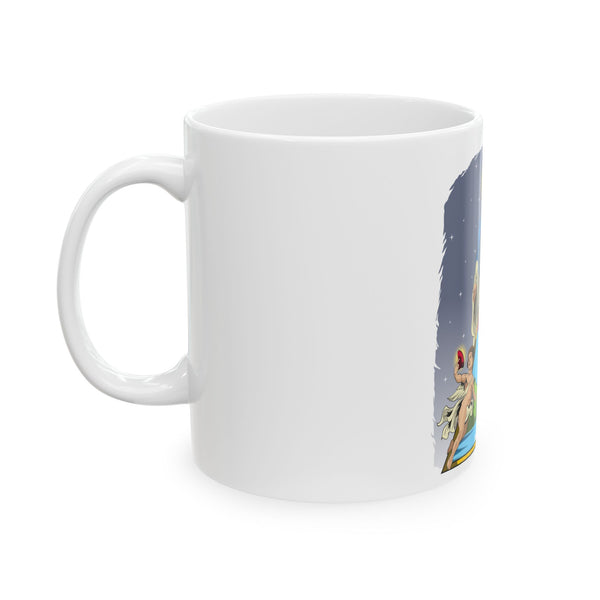 Taza Virgen María Guardiana - 11oz y 15oz Blanca
