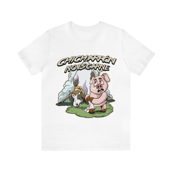 Chicharron no es carne Camiseta de manga para hombre