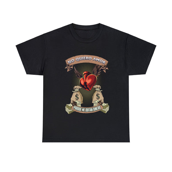 Camiseta de hombre No quiero amor
