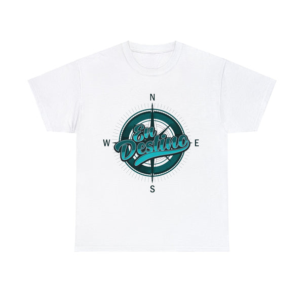 Camiseta En Destino Compass Hombre / Logo Verde