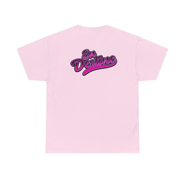 Camiseta En Destino Compass Mujer / Logo Rosa