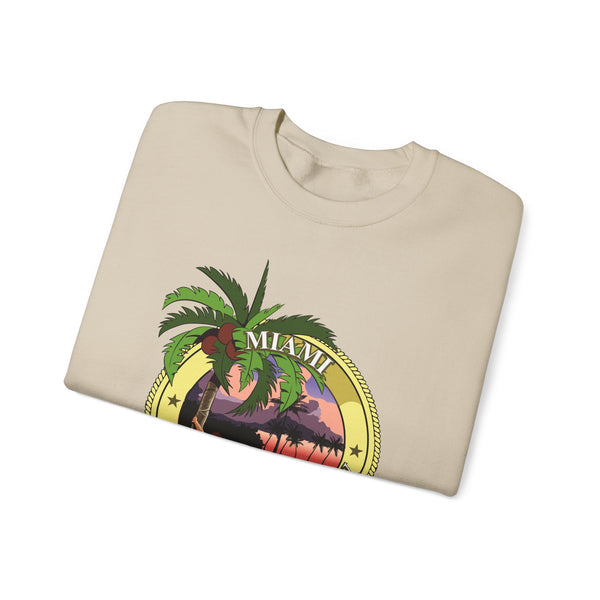 Sudadera con cuello redondo para hombre Miami The New Sin City