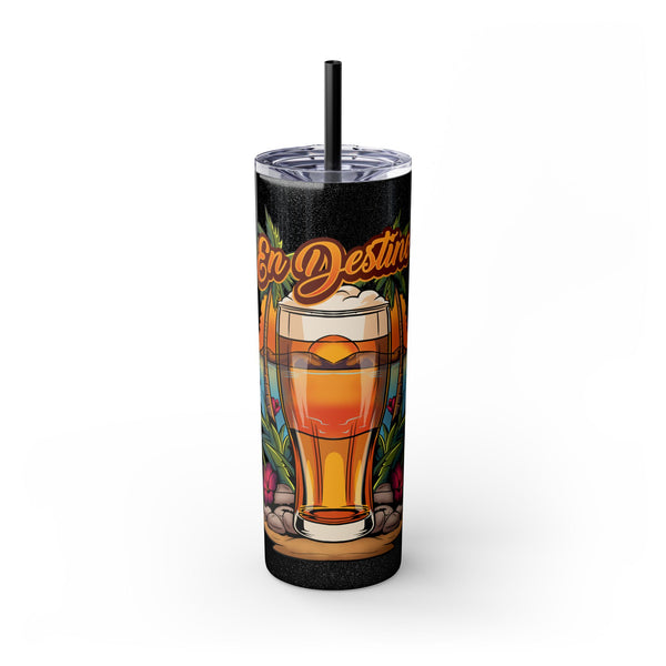 En  Destino Skinny Tumbler with Straw 20oz