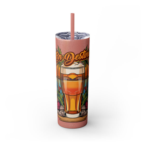Skinny Tumbler with Straw 20oz