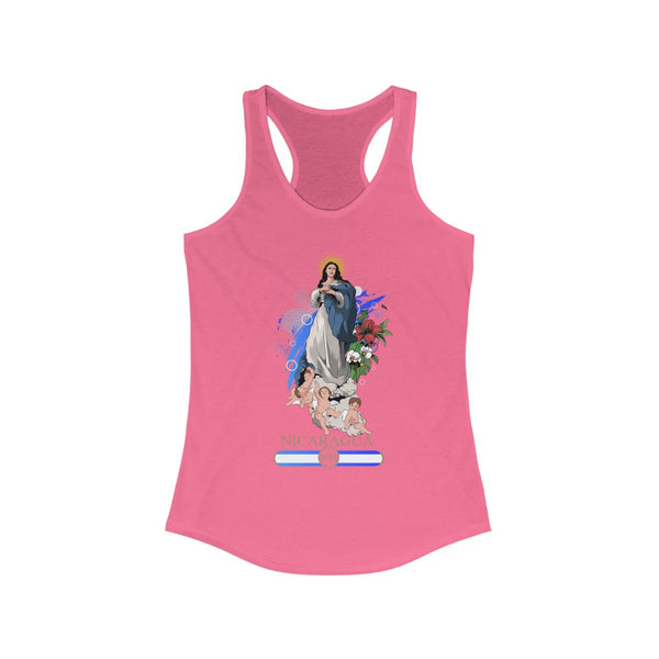 Camiseta sin mangas para mujer La Purísima (Virgen María)