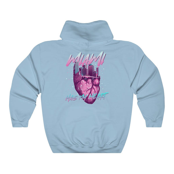Sudadera con capucha Miami tiene mi corazón