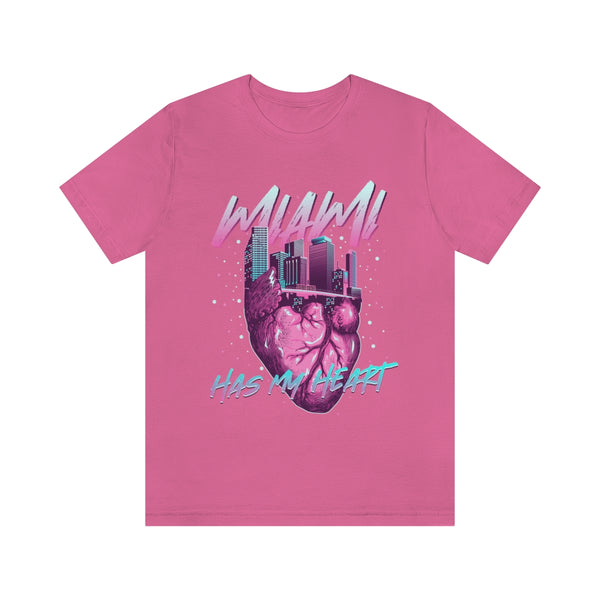 Miami tiene mi corazón camiseta de mujer