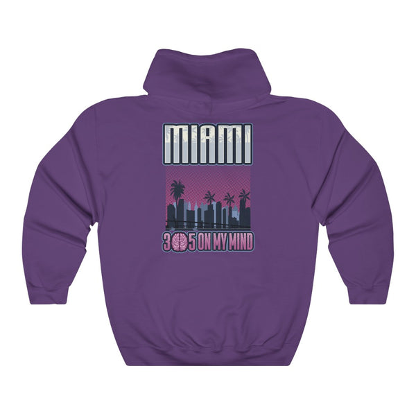 Miami en mi mente Sudadera con capucha mujer