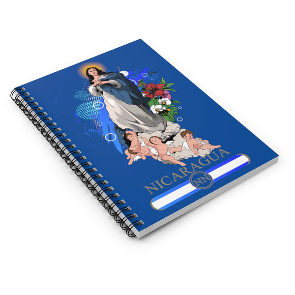 Cuaderno Espiral La Purísima (Virgen María) - Línea Rayada