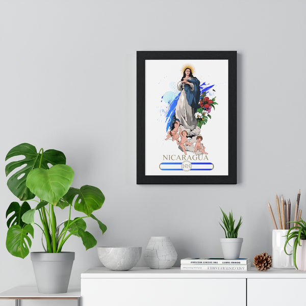 La Purísima ( Virgen María ) - Póster Enmarcado