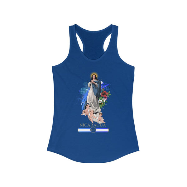 Camiseta sin mangas para mujer La Purísima (Virgen María)