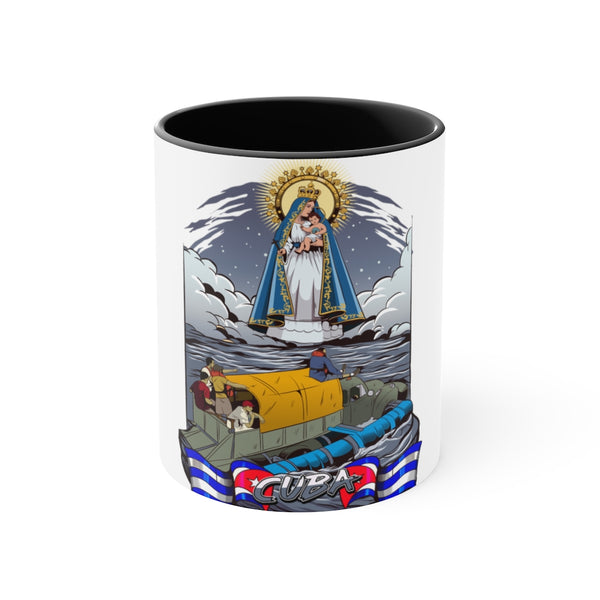 Taza Virgen de la Caridad del Cobre 11 oz