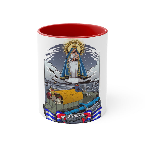 Taza Virgen de la Caridad del Cobre 11 oz