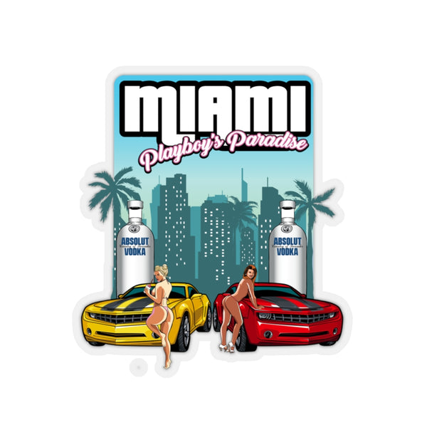 Miami Playboy's paradise sticker