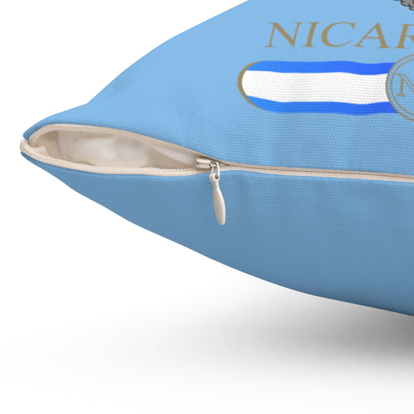 La Purísima ( Virgen María ) - Almohada Azul Claro