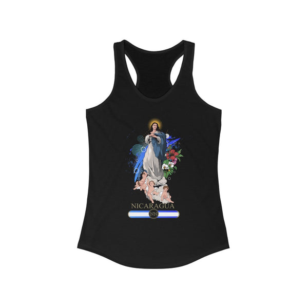 Camiseta sin mangas para mujer La Purísima (Virgen María)