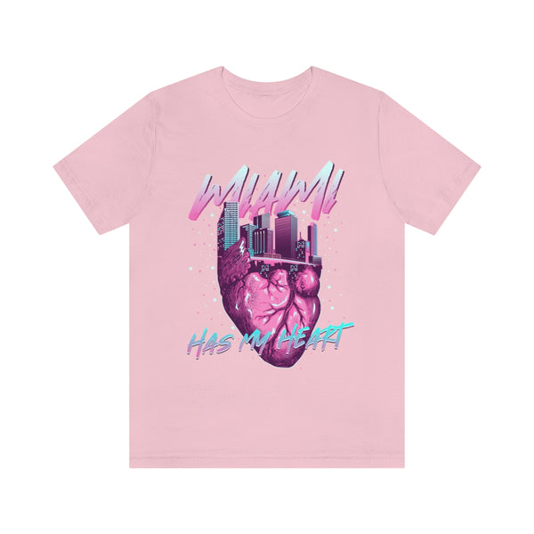 Miami tiene mi corazón camiseta de mujer