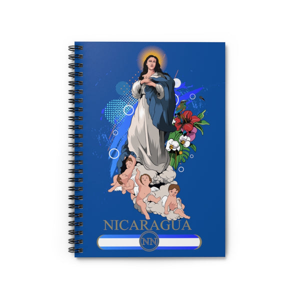 Cuaderno Espiral La Purísima (Virgen María) - Línea Rayada