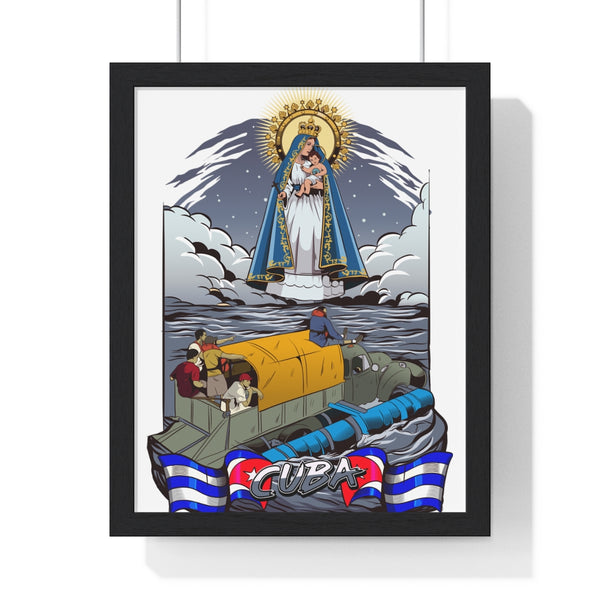 Póster Enmarcado Virgen de la Caridad del Cobre