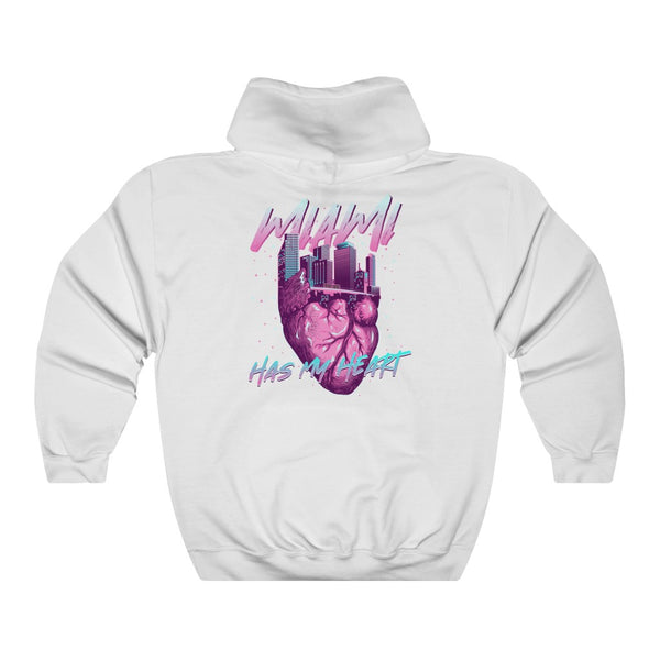 Sudadera con capucha Miami tiene mi corazón