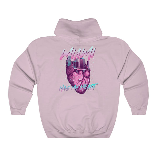 Sudadera con capucha Miami tiene mi corazón