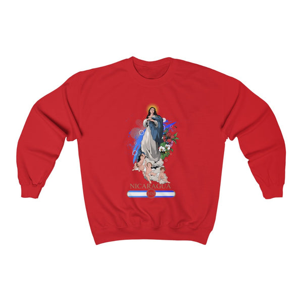 Sudadera con cuello redondo para hombre La Purísima ( Virgen María )