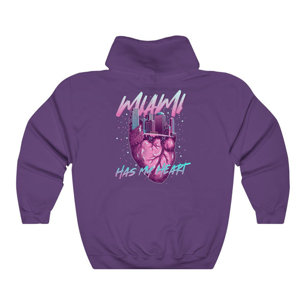 Sudadera con capucha Miami tiene mi corazón