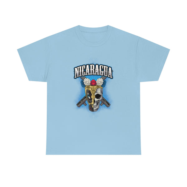 Macho Raton media cara de calavera Camiseta para hombre