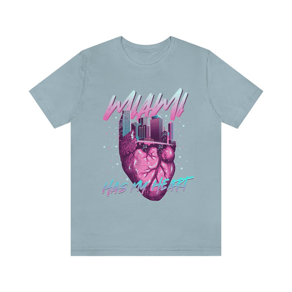 Miami tiene mi corazón camiseta de mujer