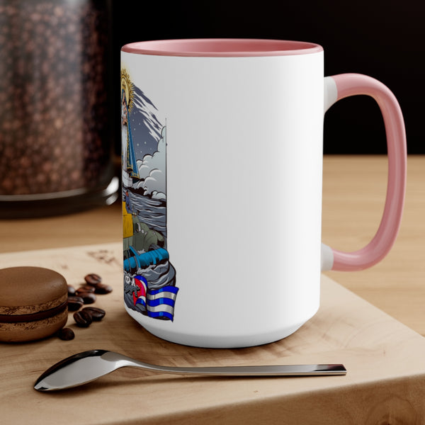 Taza Virgen de la Caridad del Cobre 11 oz