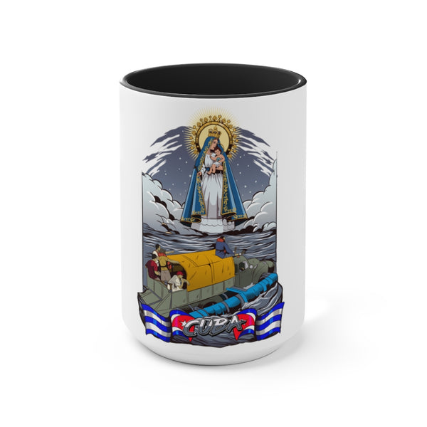 Taza Virgen de la Caridad del Cobre 11 oz