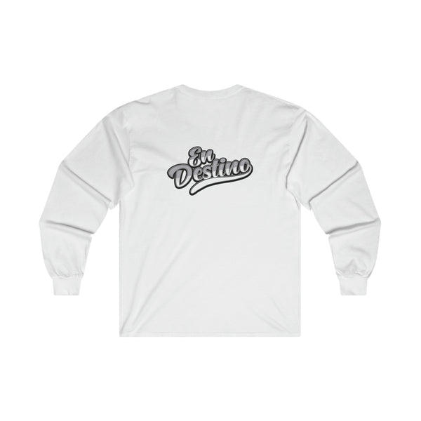 En Destino Compass Men's Long Sleeve Tee / Gray Logo