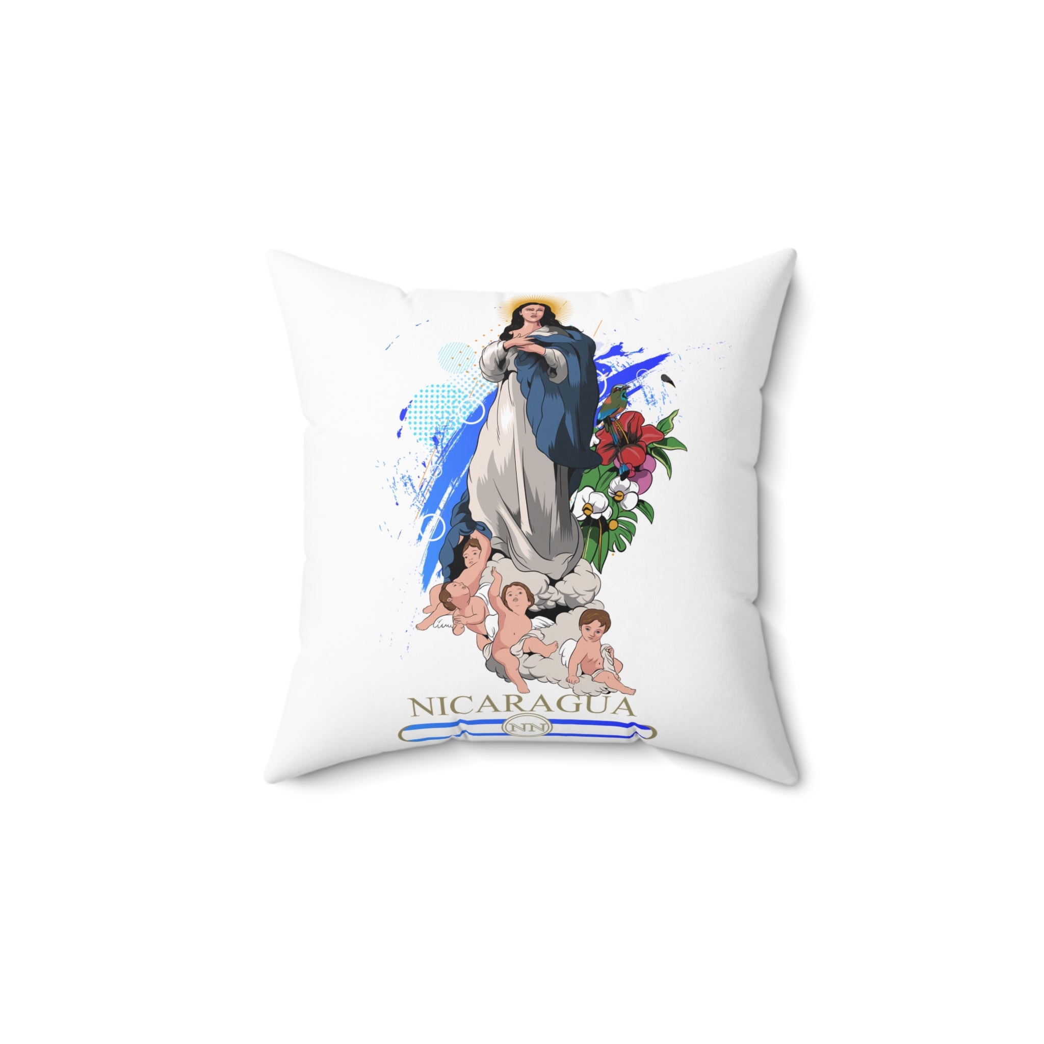 La Purísima ( Virgen Maria ) - Pillow White