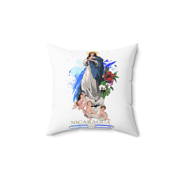 La Purísima ( Virgen Maria ) - Pillow White
