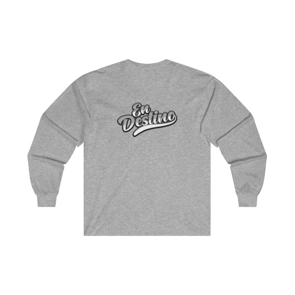 En Destino Compass Men's Long Sleeve Tee / Gray Logo