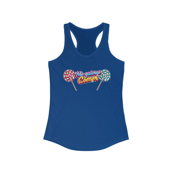 Me quieres comer Women's Racerback Tank