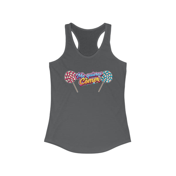 Me quieres comer Women's Racerback Tank