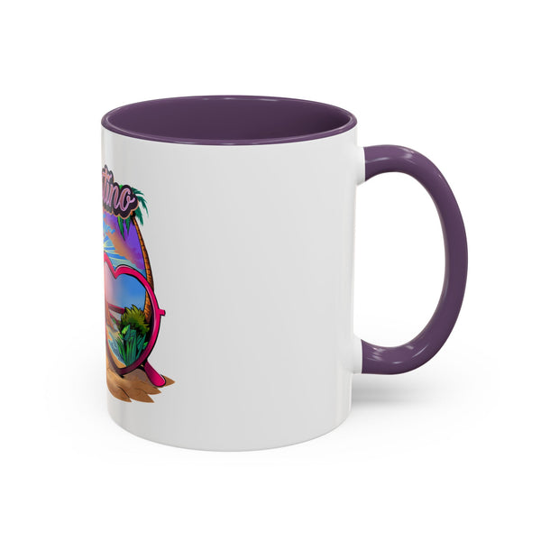 Taza de café En Destino Beach Vibes - 325 ml y 450 ml - Artículos para beber tropicales