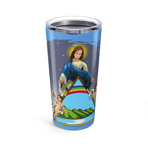 Guardiana Virgen Maria - 20oz Tumbler Light Blue