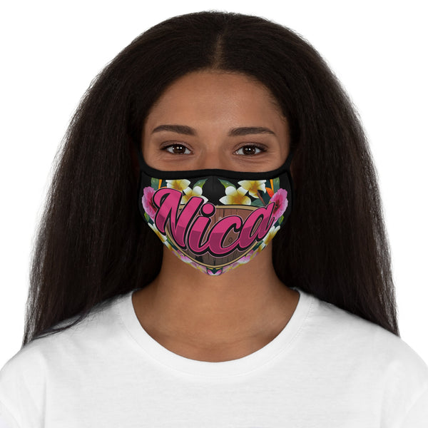 Nica Flowers Women's Face Mask / Black