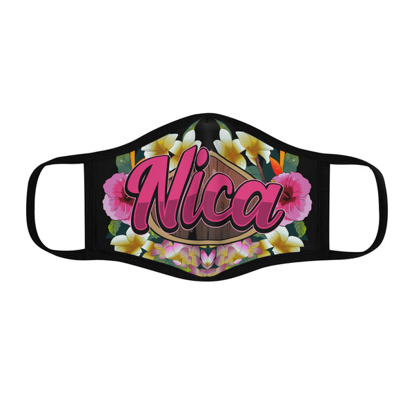 Nica Flowers Women's Face Mask / Black