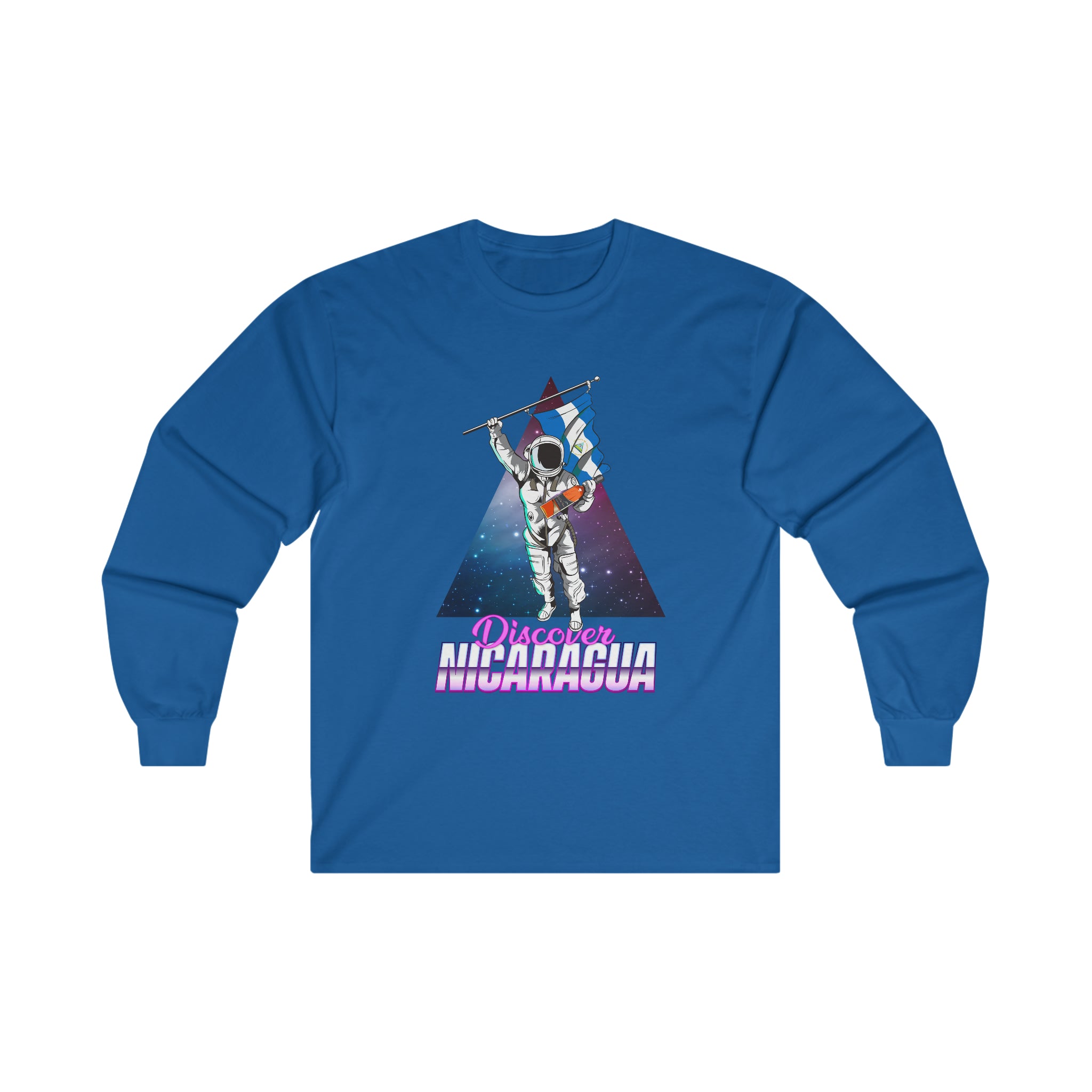 Descubra Nicaragua Camiseta de manga larga para hombre