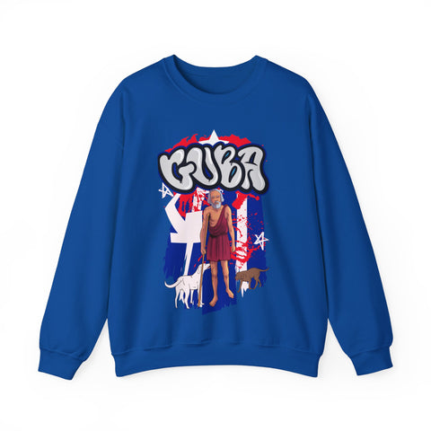 Sudadera con cuello redondo para hombre San Lázaro Cuba