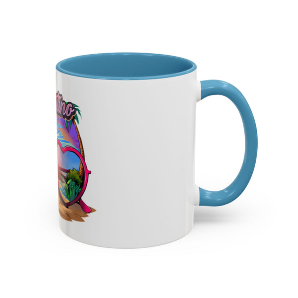 una taza de café caliente