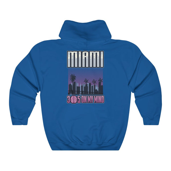 Miami on my mind Men's Hooded Sweatshirt