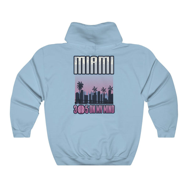 Miami on my mind Men's Hooded Sweatshirt