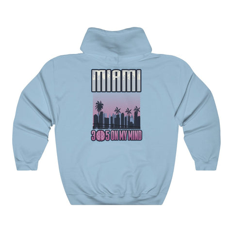 Miami on my mind Men's Hooded Sweatshirt