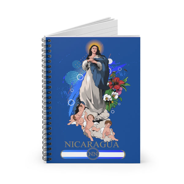 Virgin Maria Spiral Notebook - Ruled Line