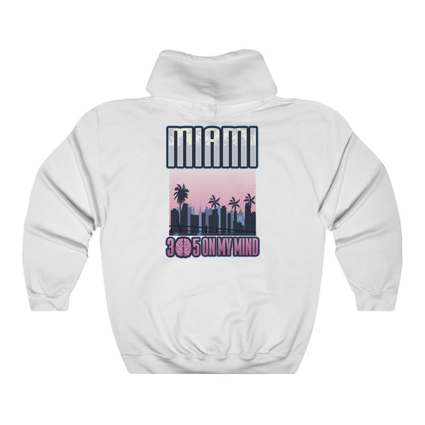 Miami on my mind Men's Hooded Sweatshirt